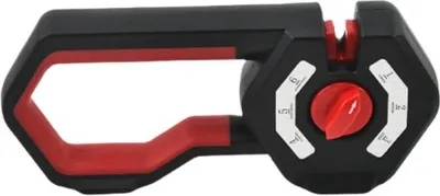 Produktbild von INF 6-in-1 Multifunktionaler Messerschärfer - Wolframstahl & Keramik Schärfwerkzeug Schwarz