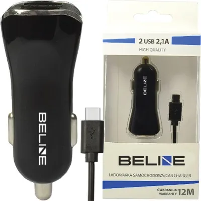 Immagine prodotto di Beline Ład. Da solo. 2Xusb + Usb-C 2.1A Nero/Nero