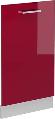 Produktbild von Frontblende Vicco R-Line Rot Hochglanz 45 cm ohne Arbeitsplatte, Model 54465