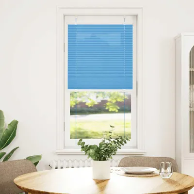 Immagine prodotto di vidaXL Tenda plissettata blu 55x150 cm larghezza tessuto 54,4 cm poliestere