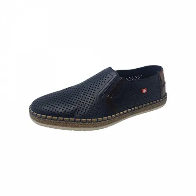 Produktbild von Rieker Herren Schnürer B5297-14 Farbe:Blau Größe: 42