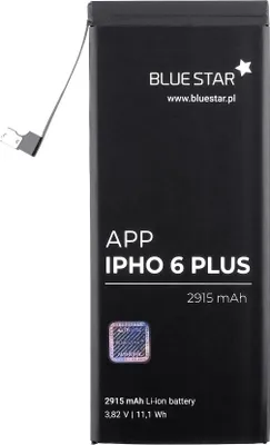 Image de Bluestar batterie de remplacement compatible avec l'iPhone 6 Plus 2915 mAh échange batterie téléphone portable Accu APN 616-0765