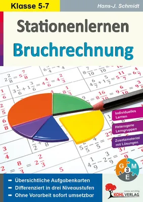 Produktbild von Stationenlernen Bruchrechnung