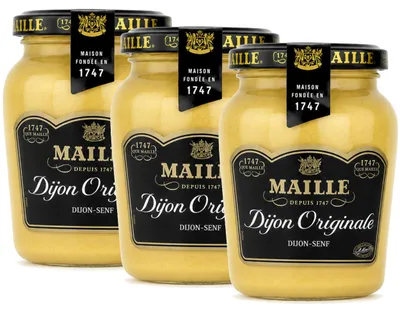 Produktbild von Maille Dijon Originale Senf 200ml fein würzig cremig klassisch (3er Pack)