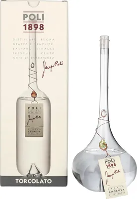 Produktbild von Poli Grappa Amorosa di Settembre Vespaiolo 40% Vol. 0,5l in Geschenkbox