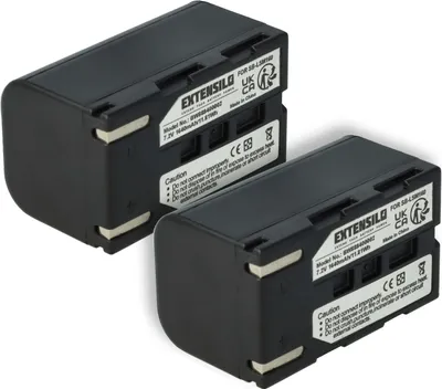 Produktbild von EXTENSILO 2x Akku Ersatz für Samsung SB-LSM80, SB-LSM320, SB-LSM160 für Kamera (1640 mAh, 7,2 V, Li-Ion)