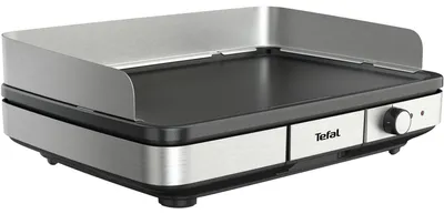 Produktbild von Tefal Maxi Plancha Tischgrill CB690D, Schwarz, Rechteckig, 470 x 330 mm, 2 m, 2300 W, 520 mm