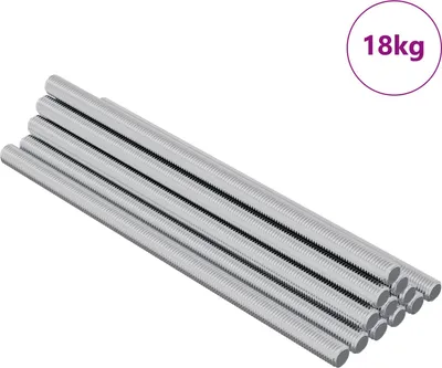 Immagine prodotto di Asta Filettata 900 pcs Argento Acciaio