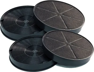 Produktbild von 4 Stück Aktivkohlefilter für Miele DKF14 06532971 Geruchsfilter mit Aktivkohle für Dunstabzugshaube DA 186 /1867
