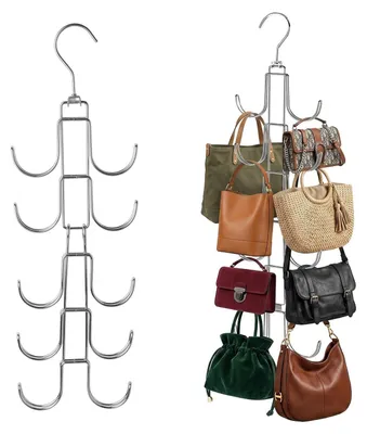 Image de Support pliable pour sacs à main - Argenté - 48 cm
