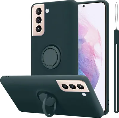 Produktbild von Cadorabo Hülle für Samsung Galaxy S21 PLUS Schutz Hülle in Grün Handyhülle TPU Etui Case Cover