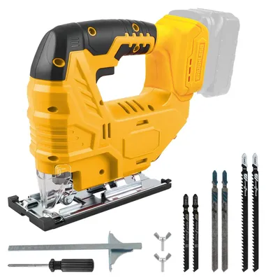 Produktbild von Akkubetriebene Stichsäge für 18V/20V Akkus, 800W, 2700 U/min, bürstenloser Motor, 4 Pendelstufen