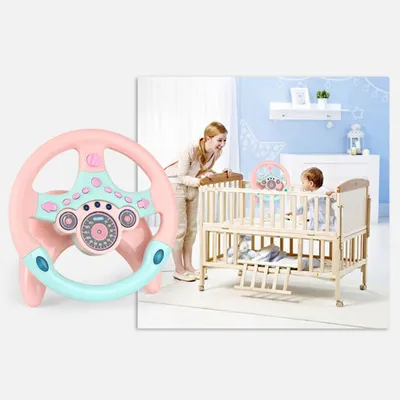 Produktbild von Simuliertes Lenkradspielzeug für Kinder, pädagogisch klingende Copilot-Simulation, Kindergeschenk