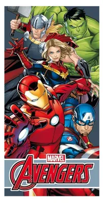 Produktbild von Strandtuch Avengers Mikrofaser 70x140cm für Kinder