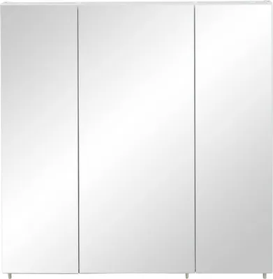 Produktbild von MÖBELPARTNER Spiegelschrank Basic 134106 weiß glanz 70,0 x 16,0 x 70,7 cm