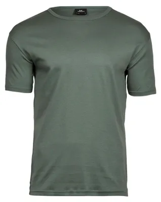 Produktbild von Tee Jays Herren Interlock T-Shirt, Rundhalsausschnitt, Kurzarm FK897 (XL) (Blattgrün)