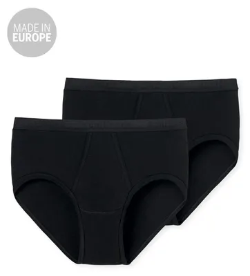 Produktbild von SCHIESSER 2PACK Sportslip 000 schwarz M