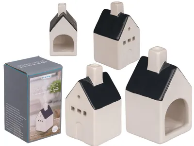 Produktbild von OOTB Keramik-Haus für Räucherkegel/Teelichter