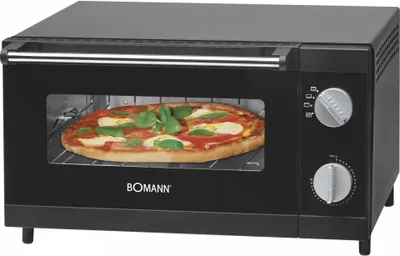 Obrázok produktu pre Bomann MPO 2246 CB, 12 L, Čierna, Voľne stojaci, Otočné, 60 min, 1000 W