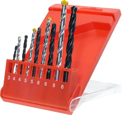 Produktbild von kwb Kombi Spiralbohrer Kassette HSS-HM 9-tlg
