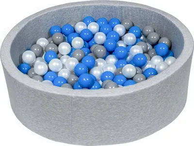 Produktbild von Bällebad Spielplatz + 200 Perlenbälle, blau, grau