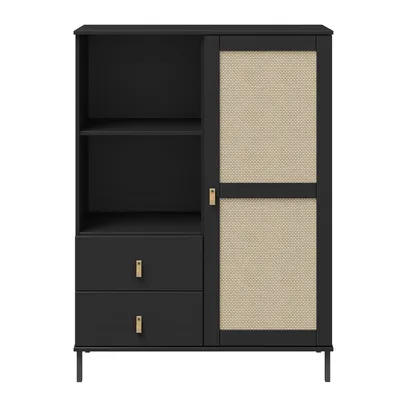 Produktbild von Woodroom Highboard Kiefer massiv lackiert 100x136x40 cm