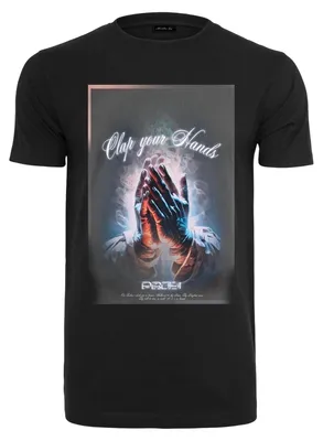 Produktbild von Mister Tee - "Clap Your Hands" T-Shirt für Herren TN2313 (M) (Schwarz)