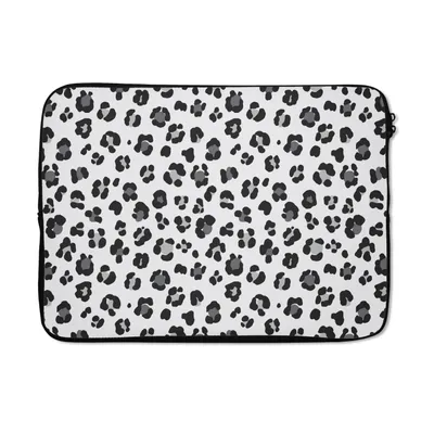 Produktbild von MuchoWow® Laptop Hülle 14 ZollTierprint - Panther - Schwarz - Grau Laptoptasche - Laptoptasche - Stoßsicher - Schutzhaube