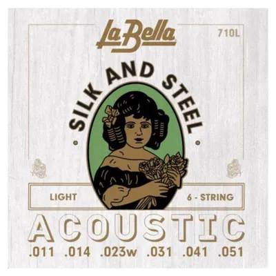 Zdjęcie produktu dla La Bella 710L, Gitara, Akustyczny, 6 szt.