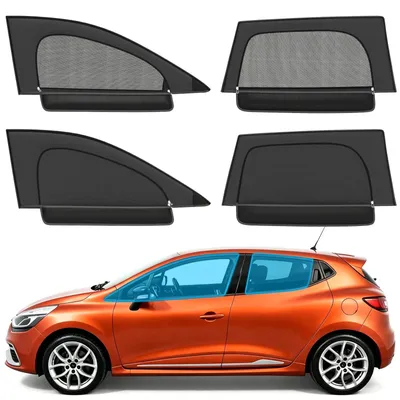 Zdjęcie produktu dla Moskitiery do okien bocznych samochodu Renault Clio, rok produkcji 2019