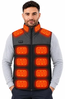 Productafbeelding van Currero Verwarmde Bodywarmer Mannen Zwart XL