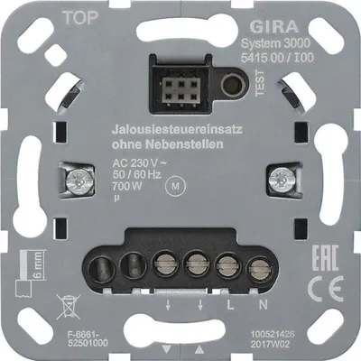 Immagine prodotto di GIRA 541500 S3000 Jal.steuereins.o.Nebenst.eing.Einsatz (541500)