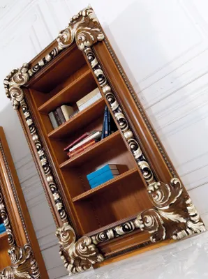 Image de Bibliothèque Armoire Salon Bibliothèque bois Armoires bureau Italie Nouveau