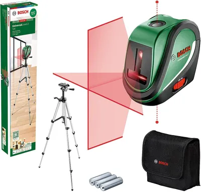 Produktbild von Bosch DIY UniversalLevel 2 Kreuzlinien-Laser Set (0603663803)