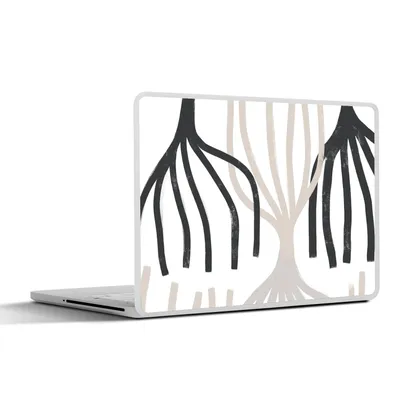 Produktbild von MuchoWow® Laptop Aufkleber Sticker Cover Linie - Pastell - Abstrakt - Muster 32.5x23.5 cm - Sticker für Laptop - Selbstklebend