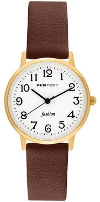 Produktbild von Damenuhr Perfect, braun, Perfect-PF01210