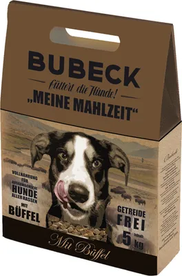 Produktbild von Trockenfutter getreidefrei gebacken mit Büffel von Bubeck 5Kg