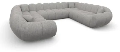 Produktbild von XXL Wohnlandschaft Maleron Panorama U-Form aus Stoff