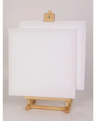 Produktbild von 12 Stück Keilrahmen 40 x 40 cm100% Baumwolle Leinwand Künstlerbedarf Maltuch Öl