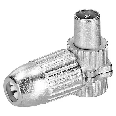 Produktbild von Axing CKS00400 IEC-Winkelstecker, hochgeschirm