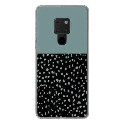 Produktbild von MuchoWow® Handyhülle Schutzhülle Hülle für Huawei P40 Lite Polka dots - Grün - Schwarz Silikon Softcase Handy Hülle - Handy