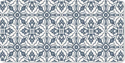 Produktbild von MuchoWow® Schreibtischunterlage Muster - Mandala - Blau 80x40 cm - XXL Mauspad - Gaming Mauspad