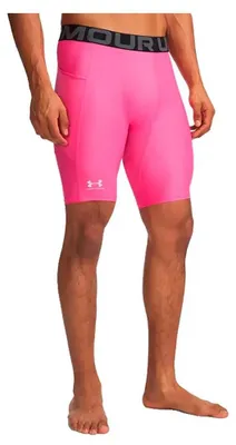 Zdjęcie produktu dla Spodenki Under Armour Heatgear Armour, długość krótkich spodenek, kolor różowy, rozmiar S / Regular, męskie, kolor różowy, rozmiar S