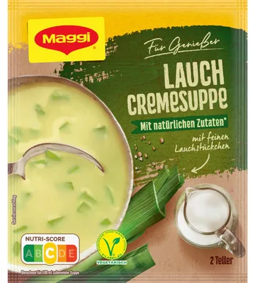 Zdjęcie produktu dla Maggi dla smakoszy Zupa krem z pora z naturalnymi składnikami 51g