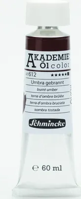Produktbild von Schmincke 60ml AKADEMIE Öl color Umbra gebrannt Öl 41 612 011