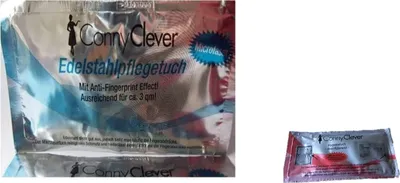Produktbild von Microfaser Reinigungstücher Set für Küche: 10 Edelstahltücher (16x19 cm) mit Fingerabdruckschutz, 5 Hygiene Tücher gegen 99,9% Viren