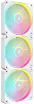 Produktbild von Corsair iCUE LINK LX120 RGB, Ventilator, 12 cm, 400 RPM, 2400 RPM, Weiß