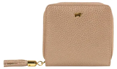 Produktbild von Portemonnaie ALESSIA Reißverschluss-Geldbörse S 6 Kartenfächer braun Damen - Leder
