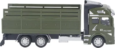 Obrázok produktu pre Model nákladného auta, dĺžka 18,6 cm, kovová zliatina, ťahací transportér, hračka do zbierky hračiek