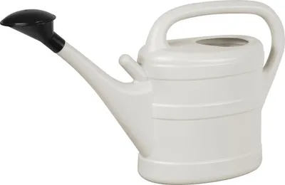 Produktbild von Geli Gießkanne Hellgrau 10 Liter mit Aufsteckvorrichtung - Kunststoff